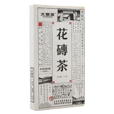 大叶爽花砖茶1kg(大叶爽2016)