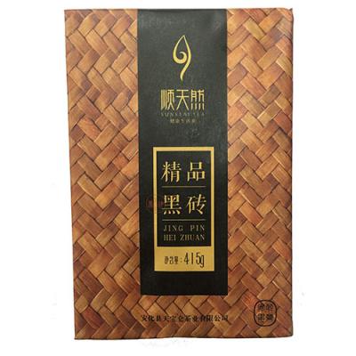 精品黑砖茶415g(顺天然2015)